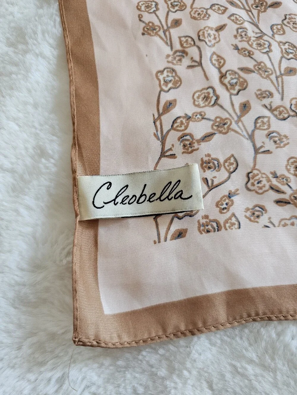 Cleobella Pink Paisley Scarf, 33